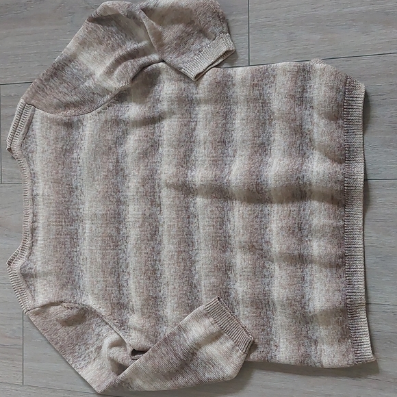 Alfred Dunner Vintage Woman Sweater Size XL Brown and White - Picture 2 of 12